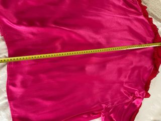 Blusa seda Uterqüe rosa y roja