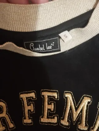 Sudadera Anabel Lee Negra y Blanca