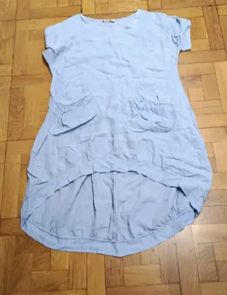 Vestido azul mujer talla única