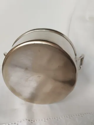 Olla servicio plateada Jourdan antigua francesa
