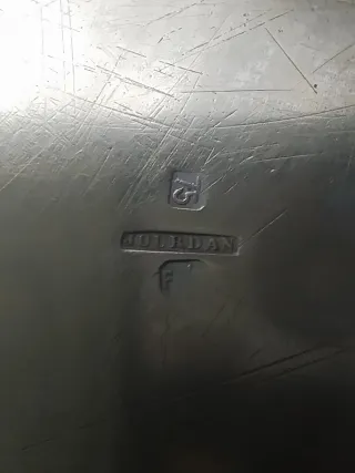 Olla servicio plateada Jourdan antigua francesa