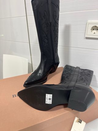 Botas altas negras Brownie