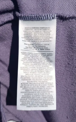 Chándal corto Nike mujer