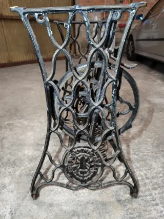 Soporte Máquina Coser Singer Hierro Fundido