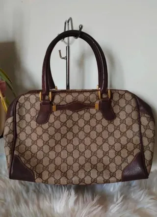 Bolso Gucci Vintage Beige y Marrón