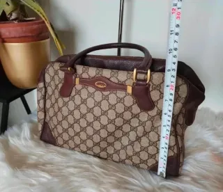 Bolso Gucci Vintage Beige y Marrón