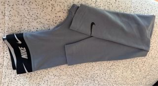 Mallas Nike Grises Deportivas Mujer