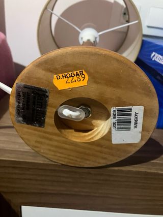 Dos lamparas de mesa noche 50% descuento