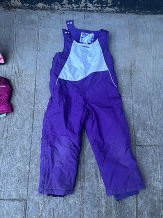 Conjunto esqui niña / Mono + guantes esqui