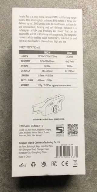 Torcia Olight Javelot Tac nuova