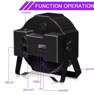 Proyector Par LED Programable DMX 36w