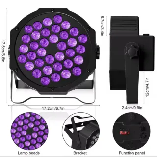 Proyector Par LED Programable DMX 36w