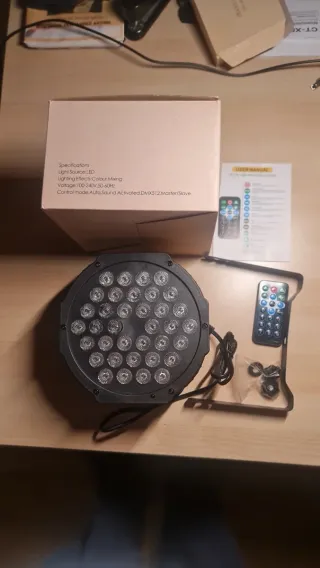 Proyector Par LED Programable DMX 36w