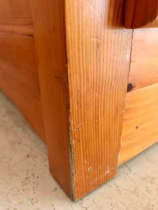 Mobile ausiliario in legno massello 79×43×65 cm