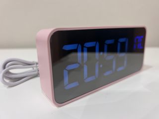 Reloj Despertador Digital LED HOMVILLA Rosa