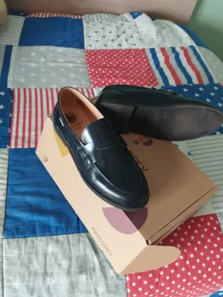 Zapatos de comunión niño Pablosky azul