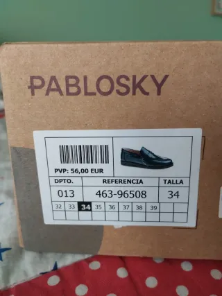 Zapatos de comunión niño Pablosky azul