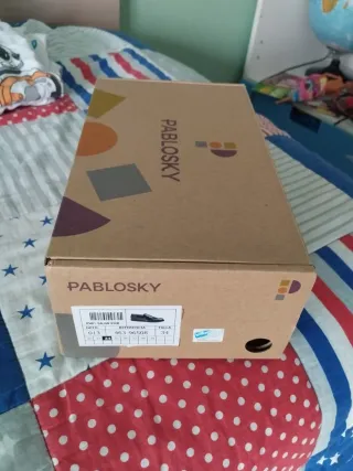 Zapatos de comunión niño Pablosky azul