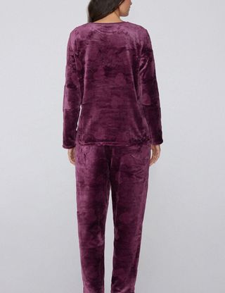 Pijama Morado Corazones - Sin estrenar