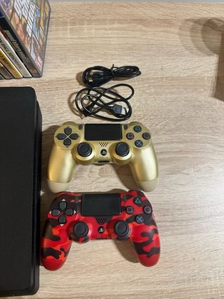 Consola PS4 + 2 Mandos + 6 Juegos
