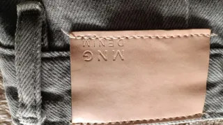 Pantalón vaquero verde oliva