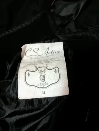 Cazadora acolchada negra Hombre Talla M