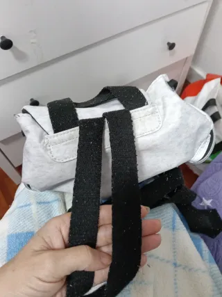 Mochila Stitch Gris y Azul