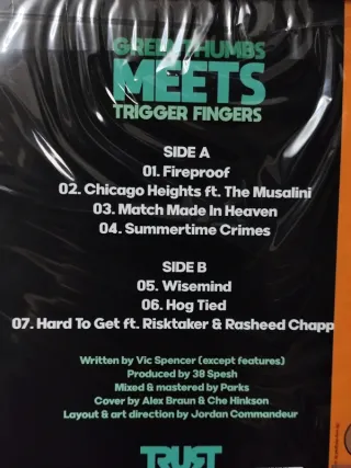 Vinilo Vic Spencer x 38 Spesh - Greenthumbs Meets