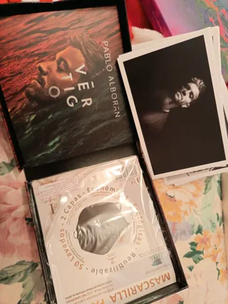 CD Pablo Alborán Vértigo + Fotos y Mascarilla