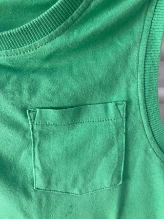 Canottiera verde OVS 5/6 anni scatola 15