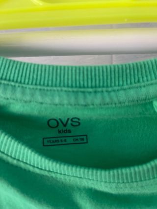 Canottiera verde OVS 5/6 anni scatola 15
