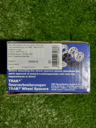 Separadores H&R 5x120 12mm