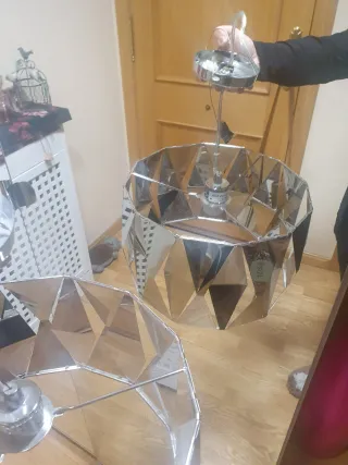 Lámpara de techo poligonal