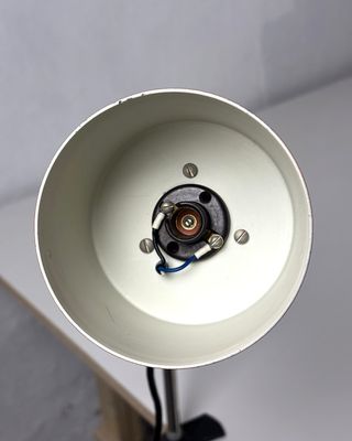 Lampada da tavolo vintage arancione anni '60