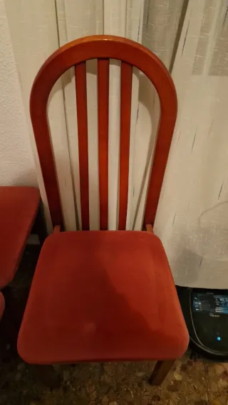 6 Sedie da Pranzo in Legno Marrone