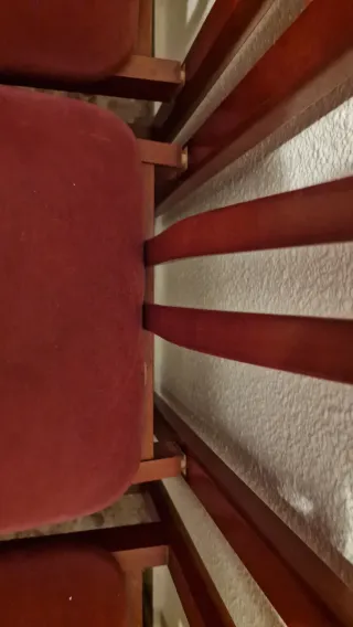 6 Sedie da Pranzo in Legno Marrone