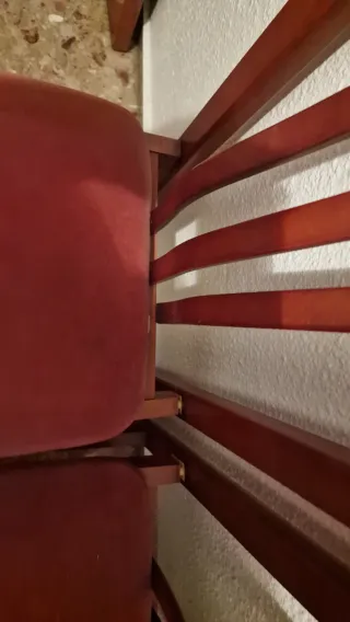 6 Sedie da Pranzo in Legno Marrone