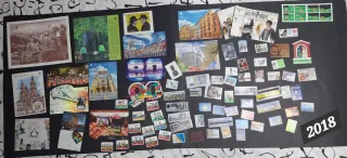 Francobolli Spagna 2018, completo