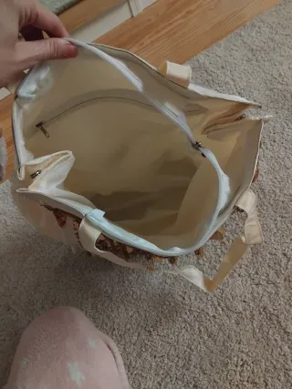 Bolso Pelletteria Moda Dorado y Naranja