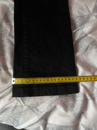 Mono vaquero Mango negro cremallera