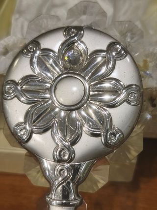 Chiave portafortuna decorativa in argento