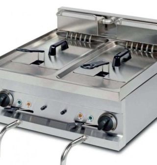 FREIDORA ELÉCTRICA SOBREMESA 8+8 LITROS 7,5+7,5KW