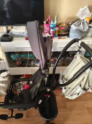 Triciclo para gemelos