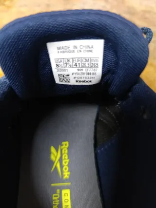 Zapatillas Reebok Azul y Blanco