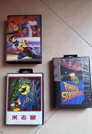 SEGA Mega Drive + 2 mandos + Manual + 4 juegos