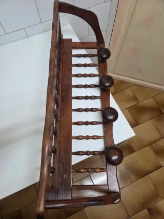 Perchero madera antiguo.Solo Mallorca.