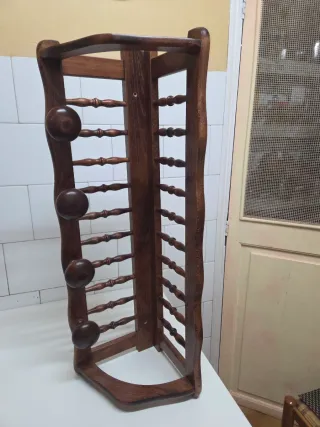 Perchero madera antiguo.Solo Mallorca.