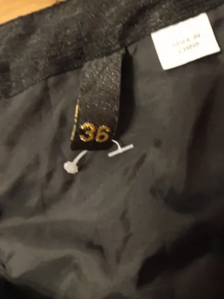 Minifalda negra talla 36