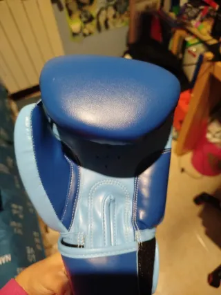 Guantes de Boxeo Custom Fighter Azules 14oz