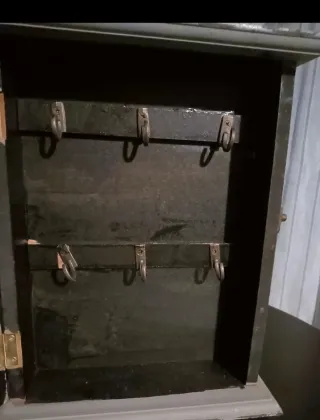 Portachiavi shabby chic con cuore